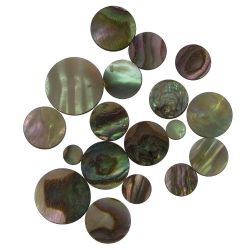 green abalone dots
