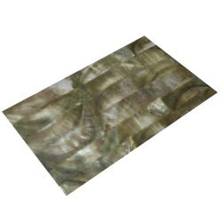 Plaque(s) de nacre noire/grise de Tahiti reconstituée 240 x 140 x 0,1 mm, la pièce