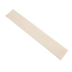 Bone pieces for keyboards 156 x 25 x 3 mm, per piece