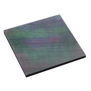 Black MOP Square 17X17X2.5 mm
