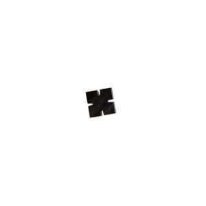 Carr� nacre noire 6 x 6 mm, la pi�ce