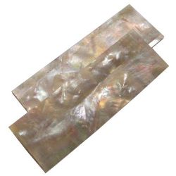Ebauche(s) en nacre blanche reconstituée 95 x 20 x 6 mm la paire (2 pièces)
