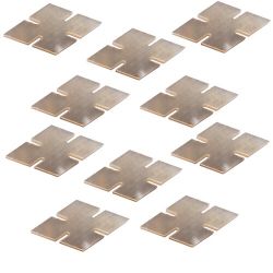 Losanges nacre blanche 14 x 7,5 mm, les 10 pi�ces