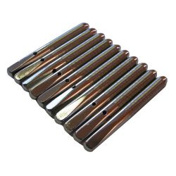 Cheville(s) diam 5 mm, file, nickele, tte carre, 45 mm, les 500 pcs