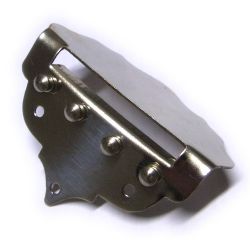 Cordier(s) acier 4 boutons boucle 60 mm vintage, la pice