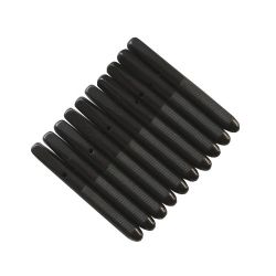 Tuning pins diam 5 mm, threaded, black, square head, 45 mm for zither and psaltery, 1 pcs 