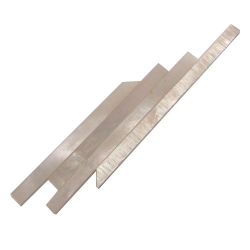 Filet(s) en nacre blanche 1 x 3 mm, 1 ml (30/35 brins de 3 ~ 4 cm)  