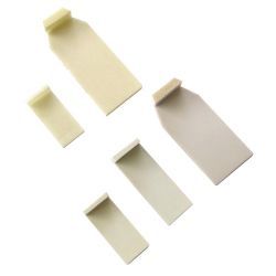 Armor bow tips ivory imitation for bass bows (angle and straight), per piece