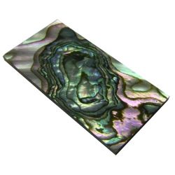 Plaque(s) de nacre verte abalone 40 x 20 x 2 mm, la pi�ce