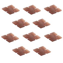Losanges moule rose du Mississipi  14 x 7,5 mm, les 10 pi�ces