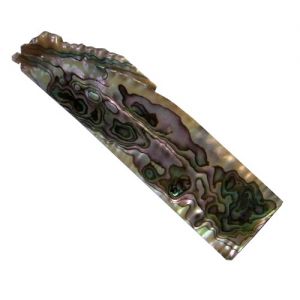 Abalone plate, around 100 x 35 mm, 1 mm tickness