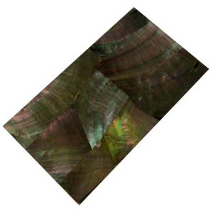 Plaque(s) de nacre noire de Tahiti reconstitue 120 x 70 x 2 mm, la pice