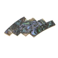 Rosace abalone coeur véritable,diam 120 mm larg 5 mm, ép 1,5 mm