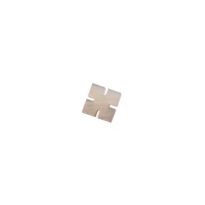 Carr� nacre blanche 6 x 6 mm, la pi�ce