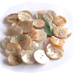 Assortiment boutons diam ~22  30mm nacre rose,~120 pcs,  dclasses