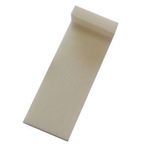 Plaque(s) de t�te en mammouth pour archet de violoncelle (angle et droite), la pi�ce