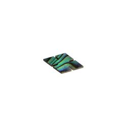 Diamond green abalone 14 x 7.5 mm, per piece