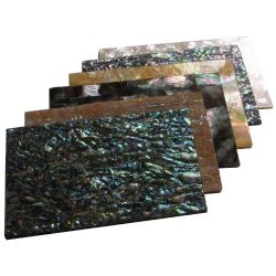 Plaques de nacre reconstitu�e tr�s �paisses