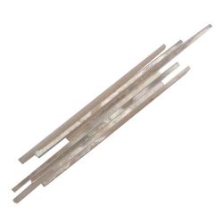 Filet(s) en nacre blanche 1 x 1 mm, 1 ml (30/35 brins de 3 ~ 4 cm)  