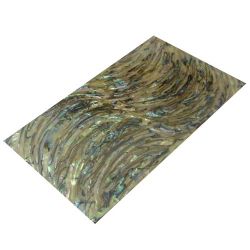 Plaque de nacre bleue en Paua reconstitue 240 x 140 x 0,4 mm