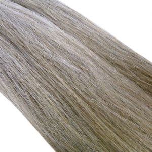 Light pepper and salt grey bow hair ,78 cm length, 480 gr bundle