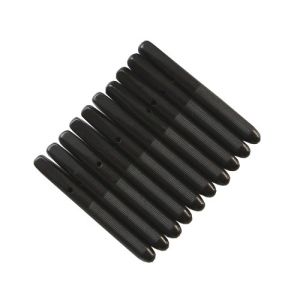 Tuning pins diam 5 mm, threaded, black, square head, 45 mm for zither and psaltery, 1 pcs 