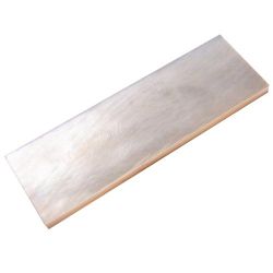 Recouvrement(s) nacre blanche 36 x 11,5 x 1 mm pour archet de contrebasse, la pi�ce