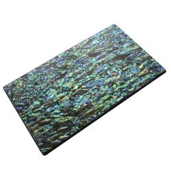 Plaque(s) de nacre bleue en Paua reconstitu�e 240 x 140 x 5 mm, la pi�ce