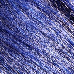 Crin teint� bleu 78 cm, la botte de 100 gr