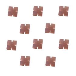 Carr�s moule rose du Mississipi  6 x 6 mm, les 10 pi�ces